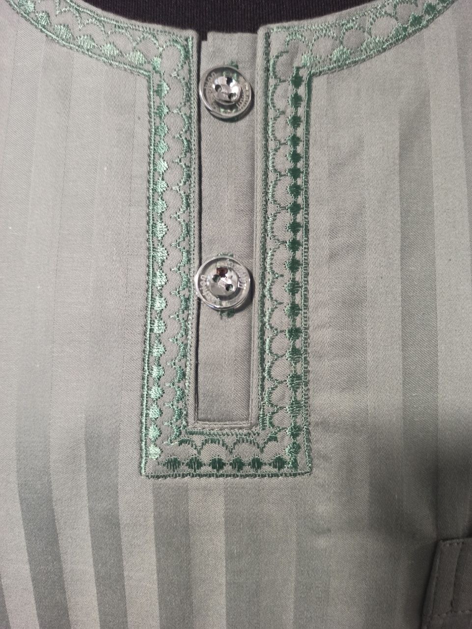 Абая бавовняна чоловіча з коротким рукавом - Зображення 3