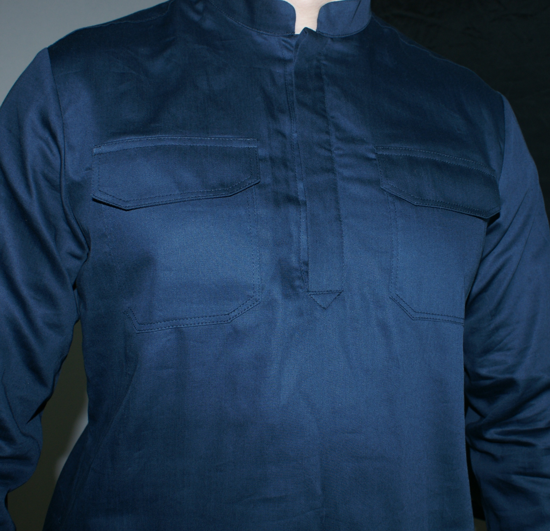 Абая чоловіча синього кольору